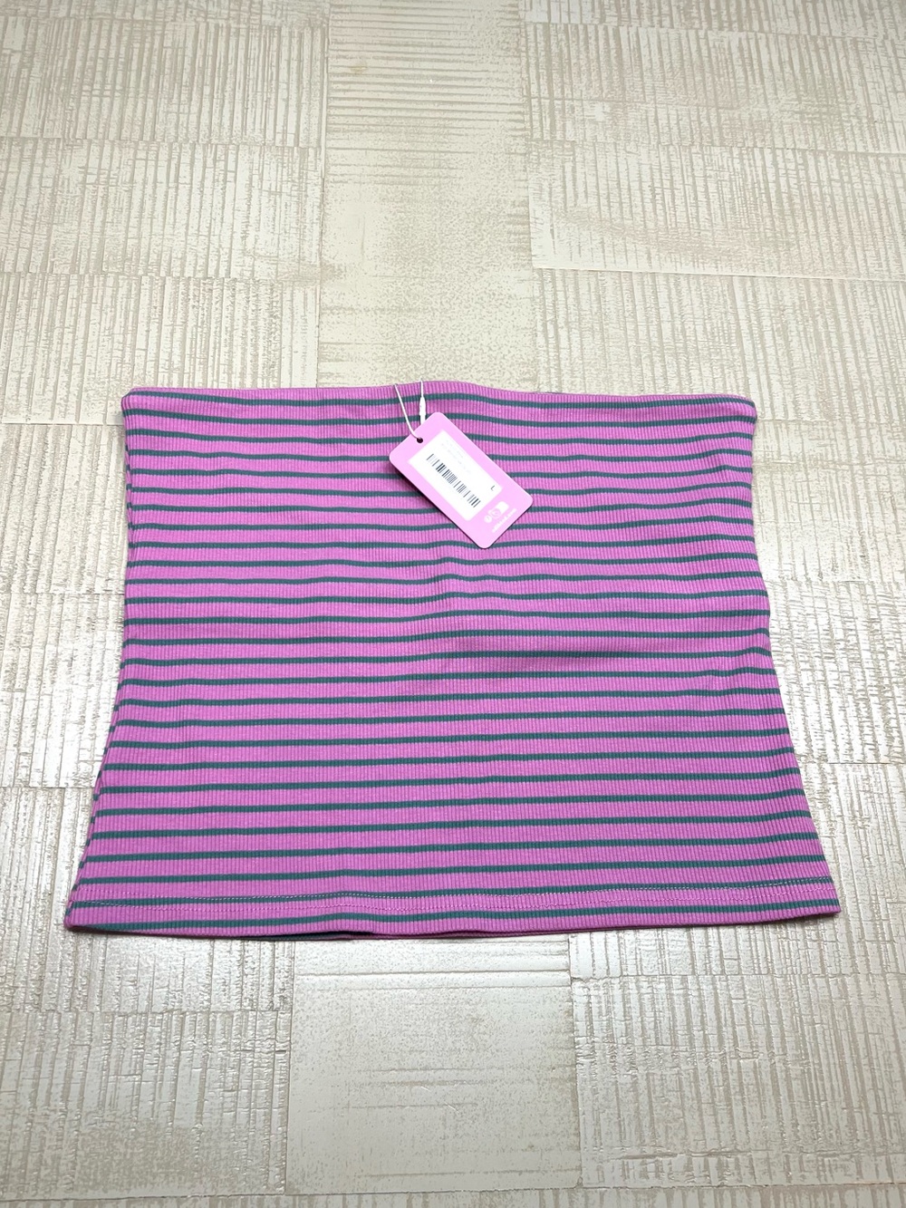 NWT EDIKTED Striped Tube Top